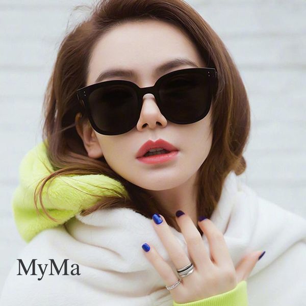 

outdoor eyewear 2021 fashion korea round women men sunglasses acetate polarized uv400 uv protectio lens gentle myma