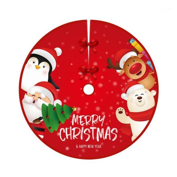 

christmas decorations novel tree skirt flannel xmas eye-catching widely use decorative exquisite pad