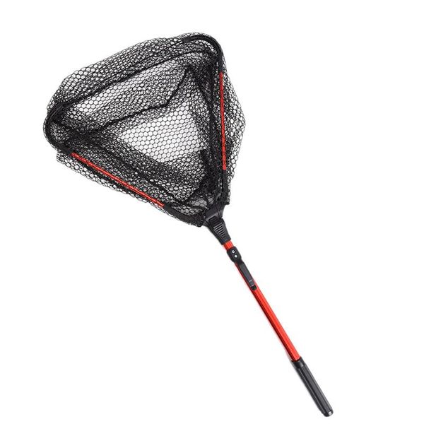 

fishing single section triangle-folding hand net 80cm accessories
