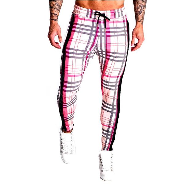 

men's pants joggers sweatpants men casual skinny gym fitness workout sportswear trousers male autumn running sport cotton track, Black