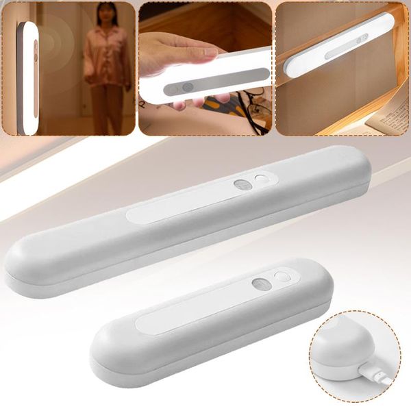 

cabinet light led closet 32/56 motion sensor night rechargeable indoor for under