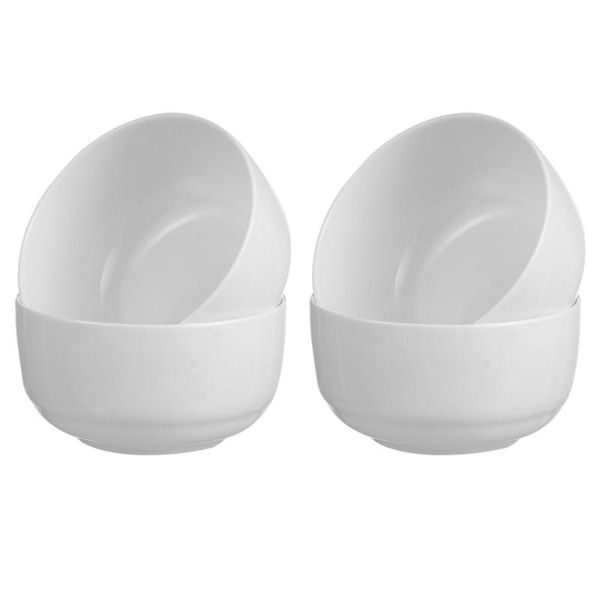 

4pcs 4.5 inch ceramic noodle rice bowls kitchen home soup