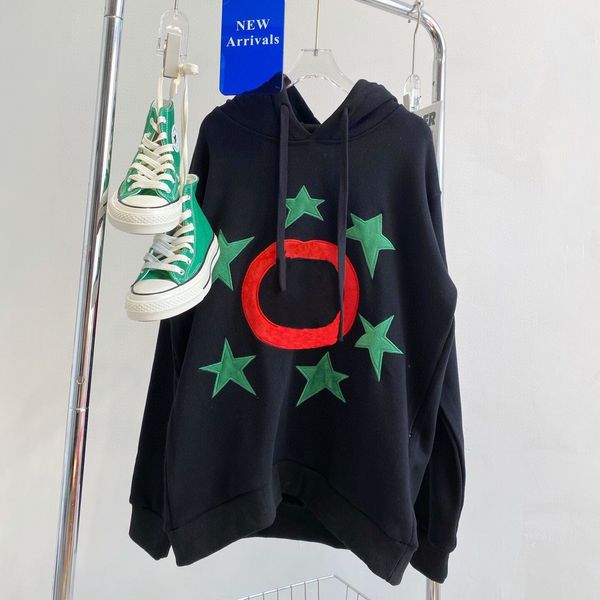 Erkek Hoodies Moda Tişörtü Mektup Nakış Kazak Erkekler Kadınlar Hip Hop Kazak Gevşek Hoodie S M L Tasarımcı Çift Modelleri