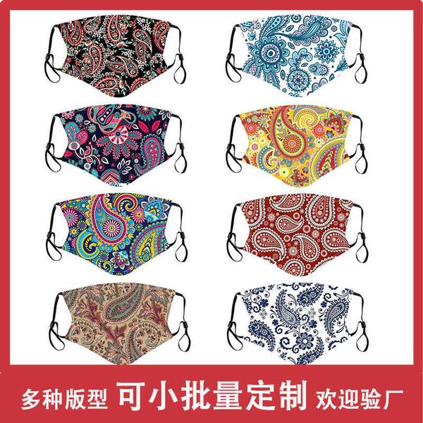 

printed windproof dustproof washable, cold proof and warm cotton mask