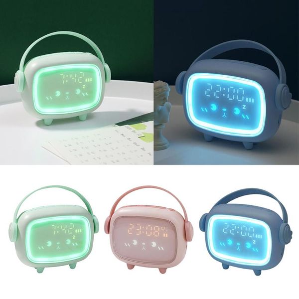 

other clocks & accessories kids alarm clock, sleep training clock with 6 rings, teach girls boys time to wake up, nap timer, usb rechargeabl