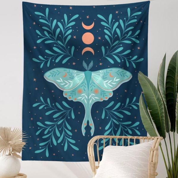 

tapestries ins cute butterfly tapestry wall hanging girl room kid's decoration living bedroom home