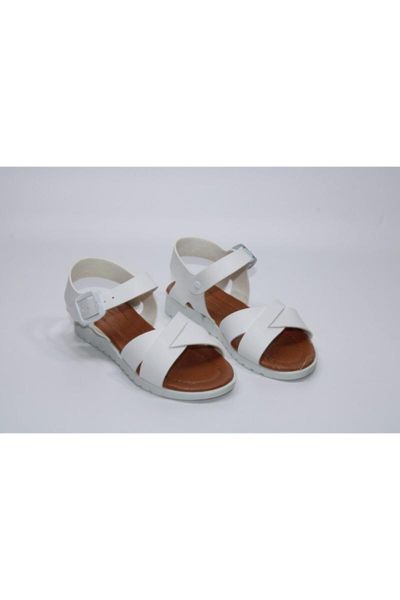 

sandals female child cross band buckle adjustable casual, Black