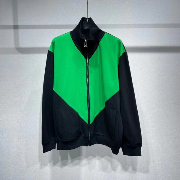 

mens et fashion classic luxury greenblack joining together zipper coats stylsh streetwear baseball outerwear, Black;brown