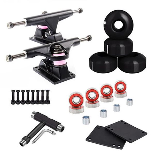 

arrival 100a skateboard wheels 50*35mm with 5 inch trucks and tools rubber skateboarding