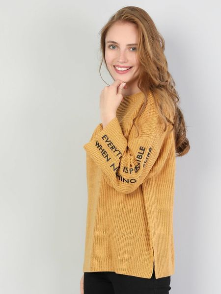 

women's sweaters yellow woman cl1044862 z8vk, White;black