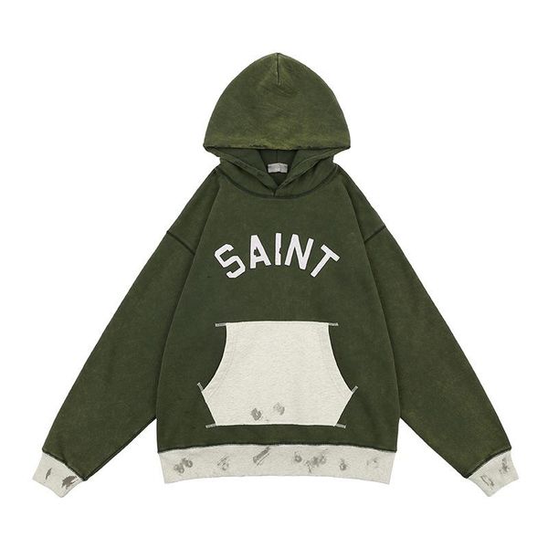 

men's hoodies & sweatshirts green back pocket, matching, suede hoodie, Black