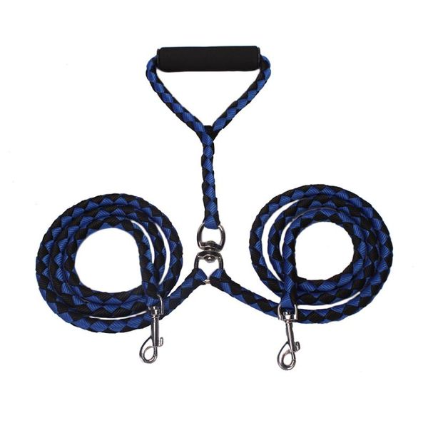 

dog collars & leashes handmade double for two dogs braided tangles leash coupler training large pet harness