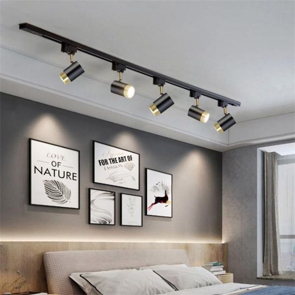 

track lights led wall mount gu10 bulb retro country loft style lamps industrial vintage iron for bar cafe store home lighting