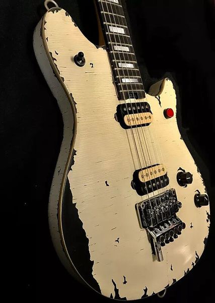 

electric guitar, aged eddie van halen wolf gang guitar kill switch tremolo