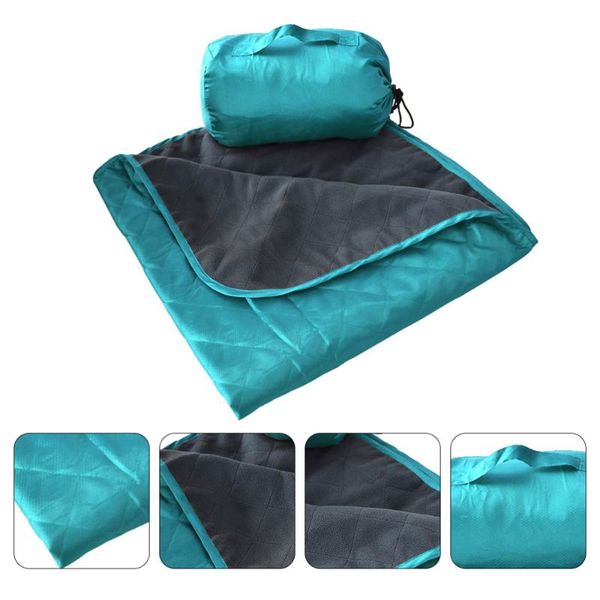 

outdoor camping blanket warm fleece nap moisture-proof picnic mat pads
