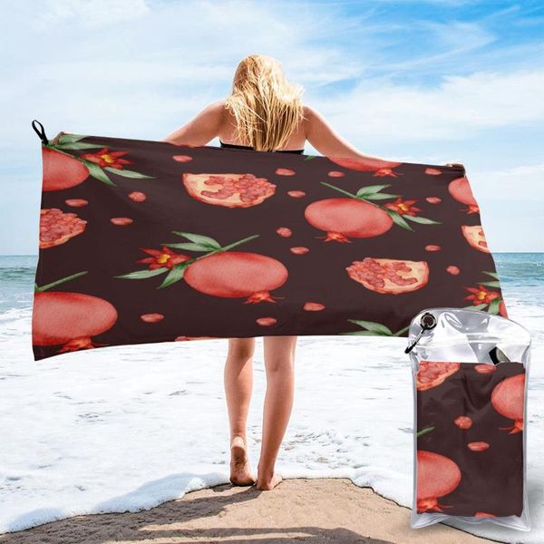 

towel bathing pomegranate green leaf bath wearable dress fast drying beach spa magical nightwear sleeping