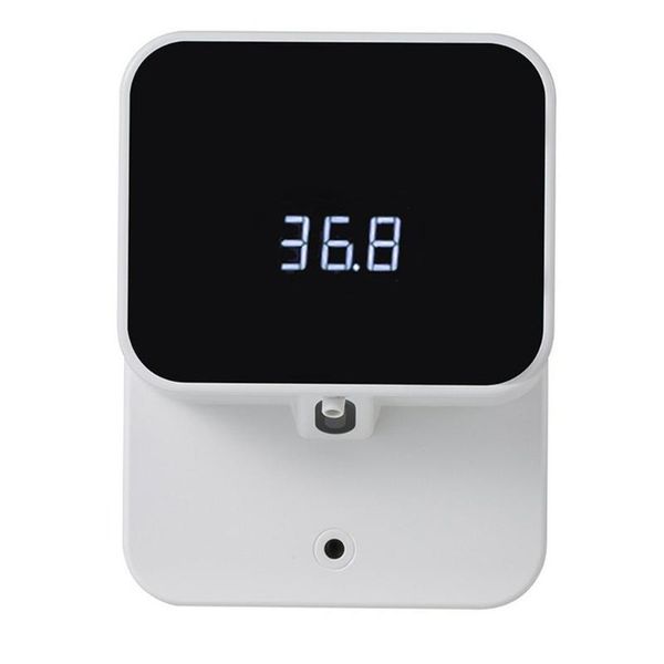 

liquid soap dispenser wall-mounted infrared induction temperature measuring gel disinfection hand sanitizer container