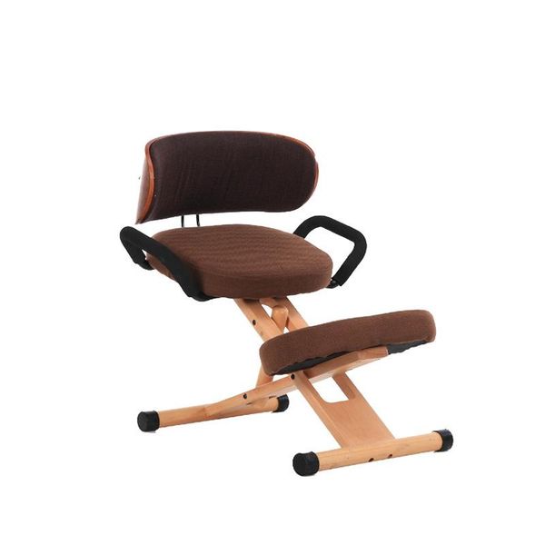 

living room furniture lifted sitting posture correction chair simple style solid wood computer seat household study soft multifunction stool