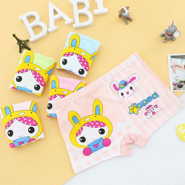 

children's underwear cute rabbit cartoon baby's mixed size girls' boxers, Camo