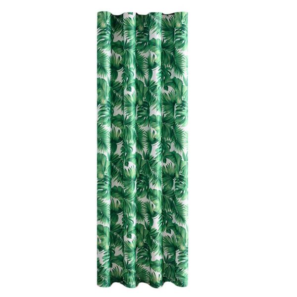 

shower curtains vivid tropical leaves style curtain blackout room darkening window
