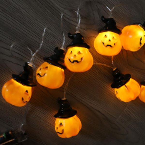 

strings halloween pumpkin lantern string, ghost festival horror atmosphere decorated led decorative light stringa266