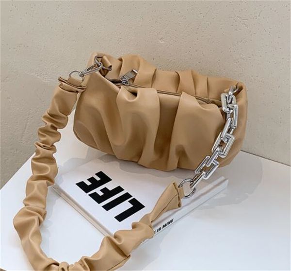

hbp classic women bags clouds saddle chain shoulder bag hobo handbags oblique cross lady tote crossbody messenger purse