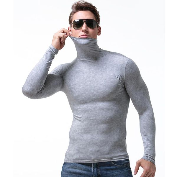 Herren-T-Shirts, Thermo-Kleidung, lange Unterhosen, bequem, warm, Herbst/Winter, Modal-Thermo-Unterwäsche, atmungsaktiv, dünner Abschnitt