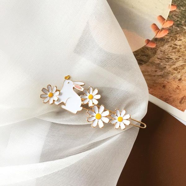

hair accessories girls fairy white hairclip funny flowers women, Slivery;white