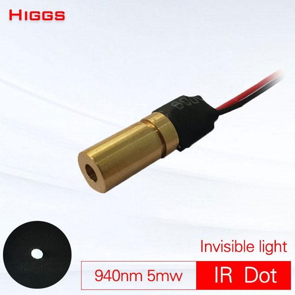 

absolutely invisible 940nm 5mw infrared dot laser module ir pointer 6*18mm small size sweeping robot interactive touch launcher portable lan