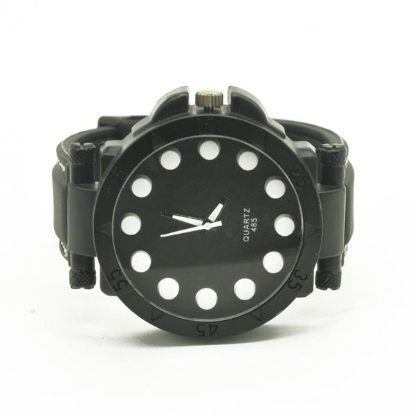 

fashion watch sport multicolor dot scale big dial wristwatches, Slivery;brown