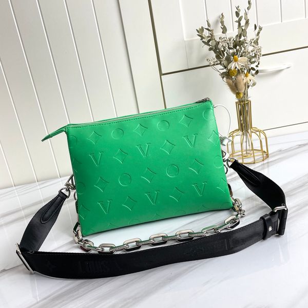 

designer ladies evening bags totes handbag genuine leather brand messenger chain classic fashion luxury size 26-20-12cm