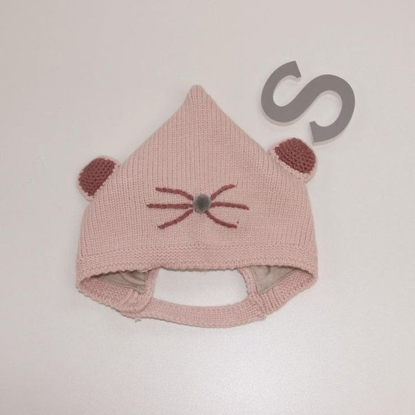 

good kid gary wool knitting hat little mouse warm children's autumn winter baby simple caps & hats, Yellow