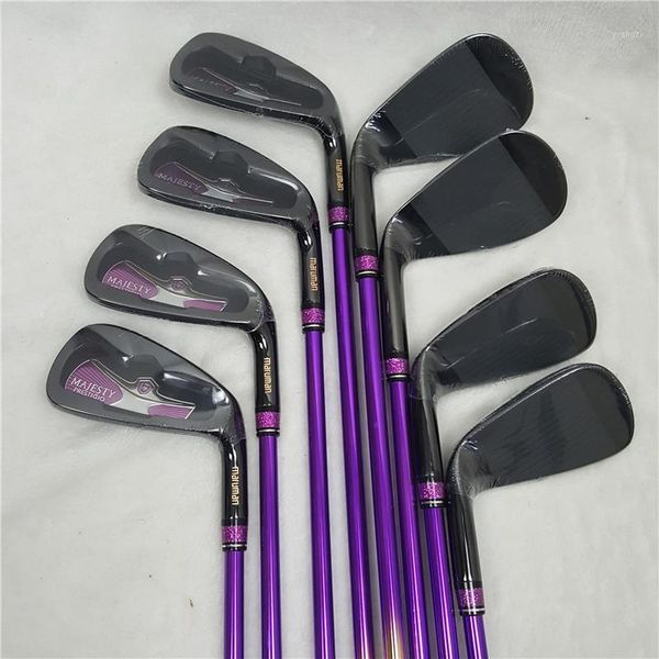 

women golf clubs majesty prestigio 9 irons5-10 p.a.s irons graphite shaft l flex headcover complete set of1