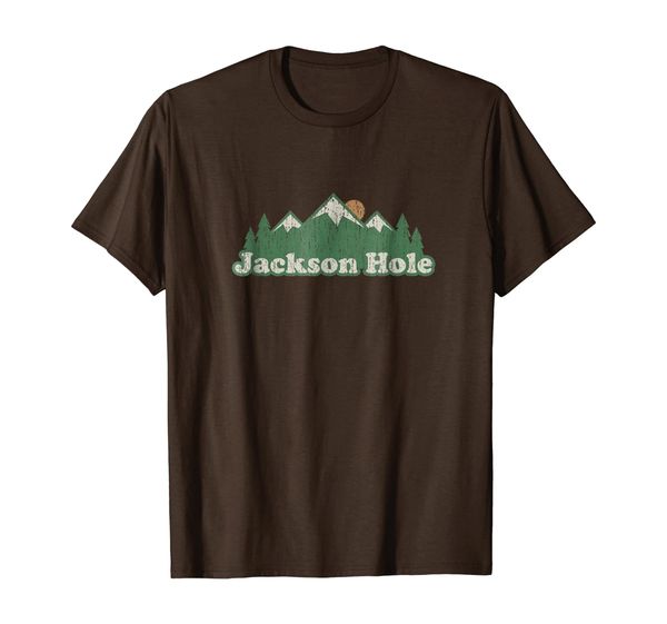 

jackson hole wyoming wy t shirt vintage hiking mountains tee, White;black