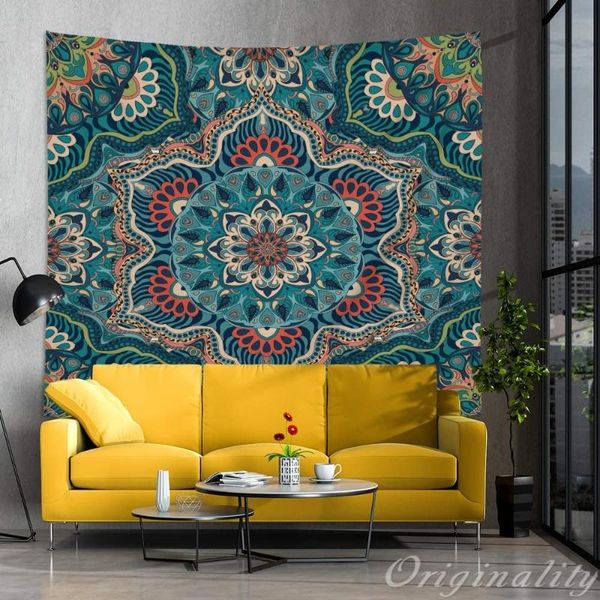 

tapestries mandala dark green tapestry unique room accessories home decoration