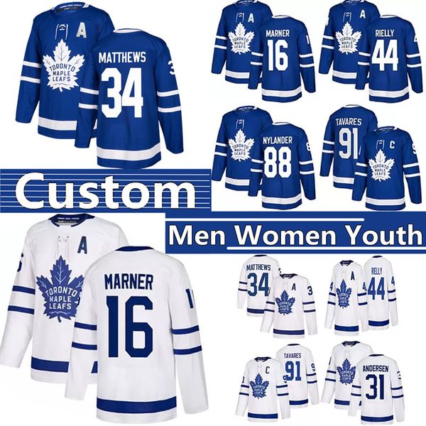 

toronto maple leafs jersey custom hockey 91 john tavares 34 auston matthew 16 mitchell marner 44 morgan rielly 97 joe thornton 36 jack campb, Black;red