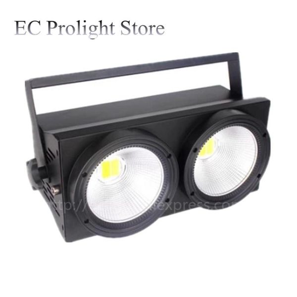 

effects 2pcs/2021 2eyes 2x100w led warm white 200w audience blinder dmx cob 100w