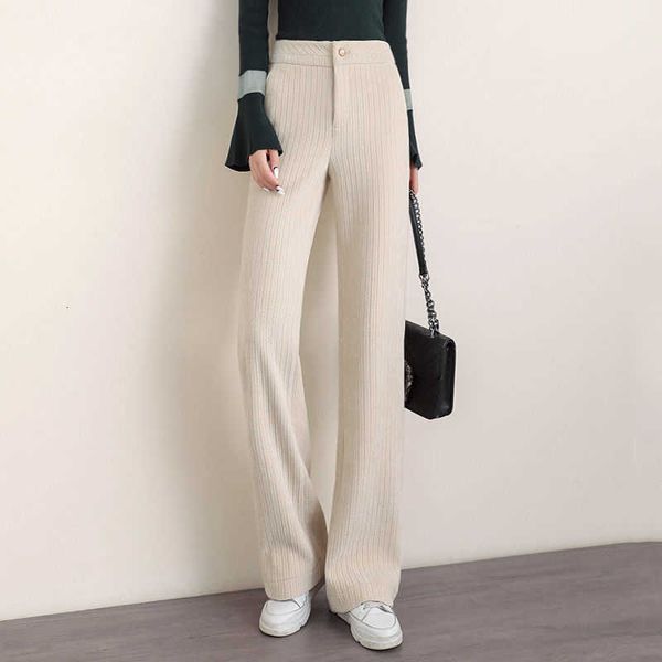 

women's jeans super stretchy wide leg pants thicken extended loose high waist casual trousers female bottoms wvc5, Blue
