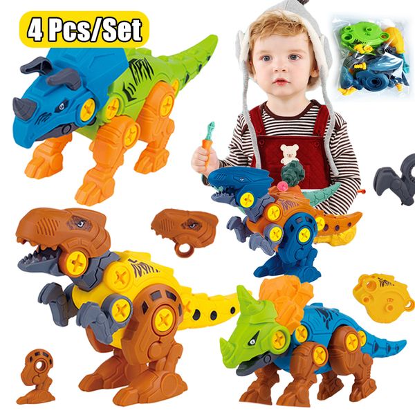 

DIY Children toys disassembly assembly dinosaur toy set screw nut combination assembling dinosaur model educational toys for boy