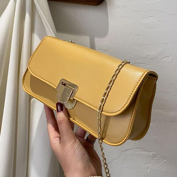 

evening bags 2021 women chain crossbody pu leather shoulder for ladies mini square design female travel handbags solid