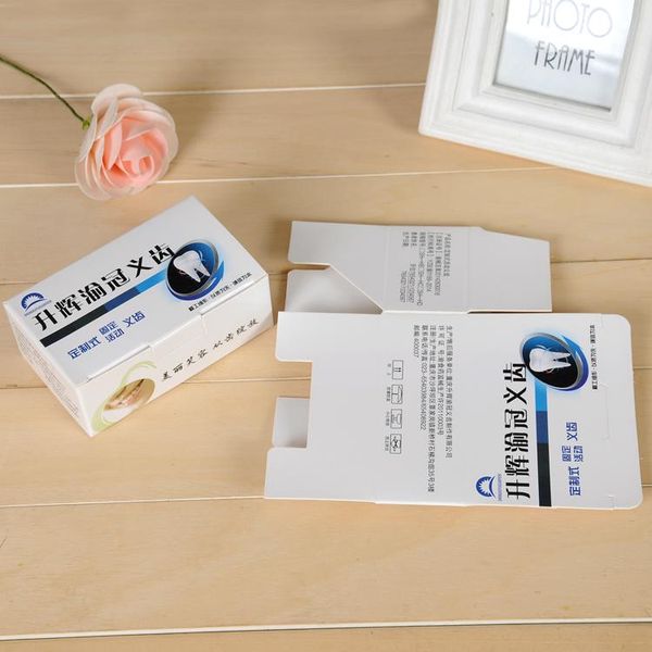 

gift wrap folding box for metal dental mold lab transpotation disposable