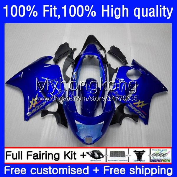 Fairings de molde de injeção para Honda Blackbird CBR 1100xx 1100 xx 96-07 35No.4 CBR1100xx Azul 96 97 98 99 00 01 CBR1100 XX 2002 2003 2004 2007 2007 OEM Bodys