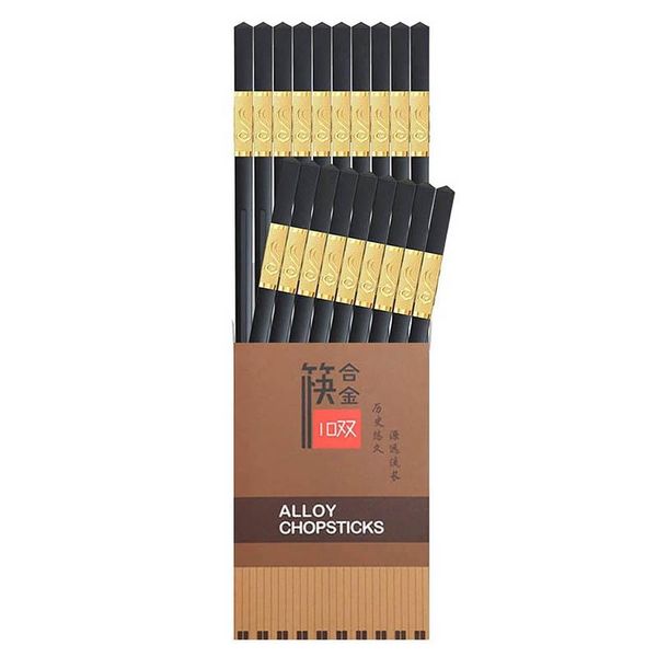 

japanese net red alloy chopsticks household anti skid and high temperature resistant