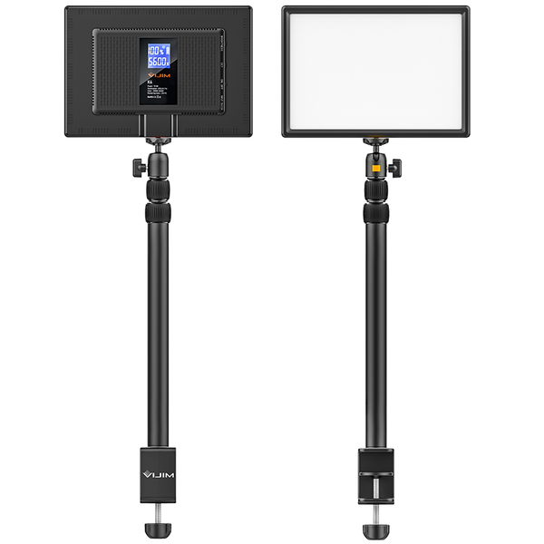 

desklive stream light led lighting panel with stand 3200k-5600k 8000mah us plug soft pography studio & accessories