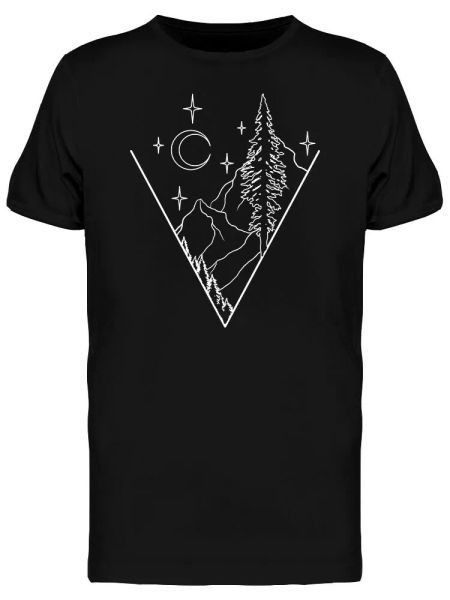 

Relaxing Night Landscape Tee Men's -Image by Shutterstock, White;black