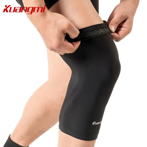 

elbow & knee pads kuangmi 1 pair anti-slip comfortable and breathable compression sleeve with sports jogging cycling running training, Black;gray