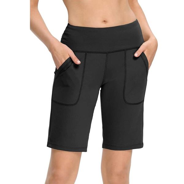 

yoga outfit leggings push up women gym seamless pants women's high waist biker workout pockets shorts running athletic