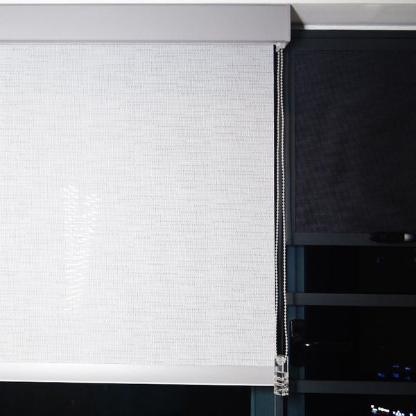 

sj06-dp quality window roller blinds oil waterproof motorized half shading thick fabric office balcony kitchen customized size