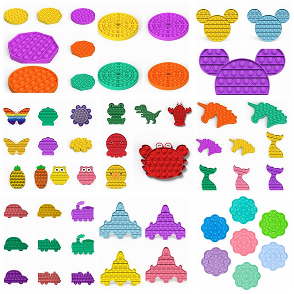 

super fidget toys square antistress pop toy push bubble figet sensory it autiste for kids gift