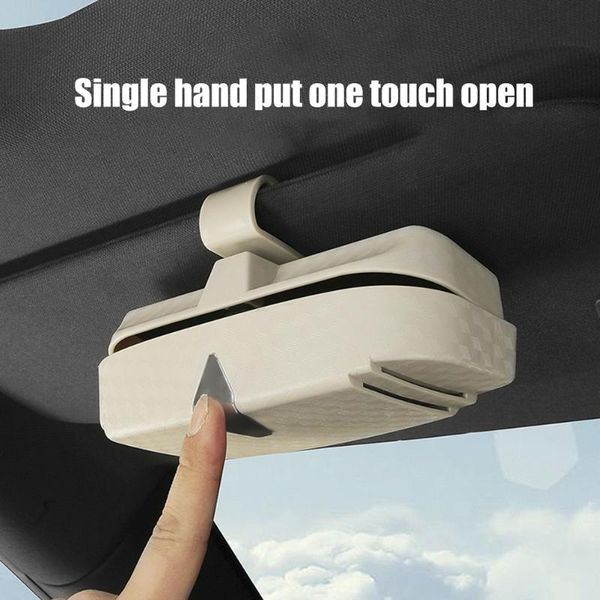 

10pcs car glasses frame sun visor clip case universal protection box storage other interior accessories